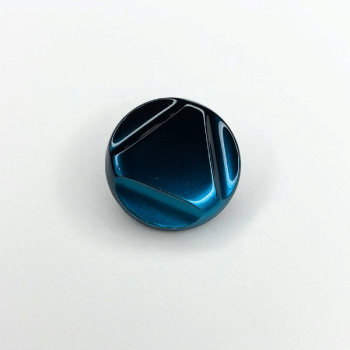 Knopf - 23 mm - türkis mit Farbverlauf